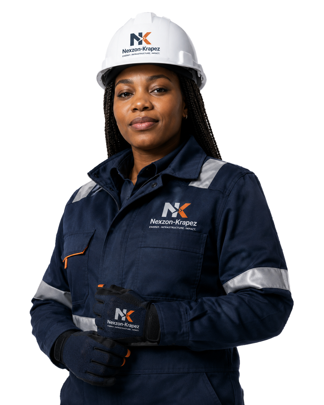 Nexzon-Krapez safety officer in branded PPE